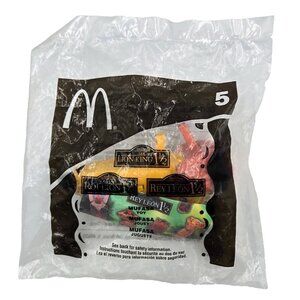 Disney Lion King 1 ½ Mufasa McDonald’s Happy Meal Toy New Sealed 2003 2004 Read